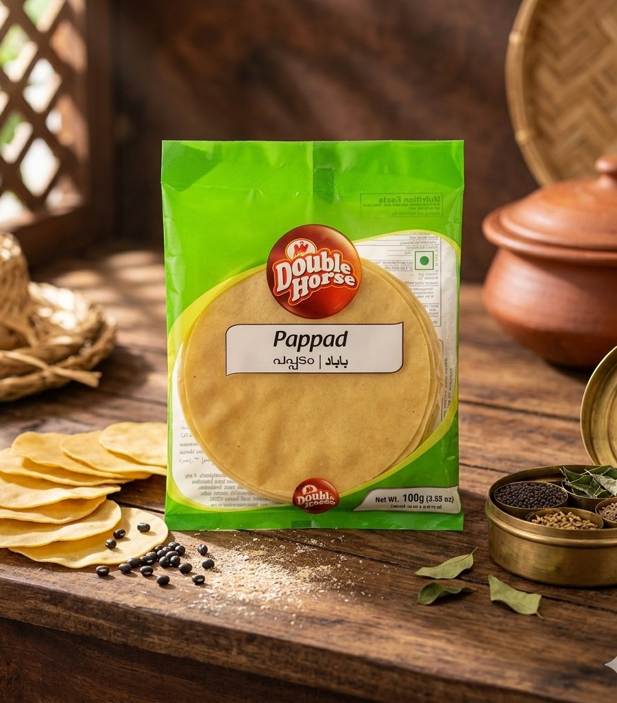 Double Horse Kerala Pappadam