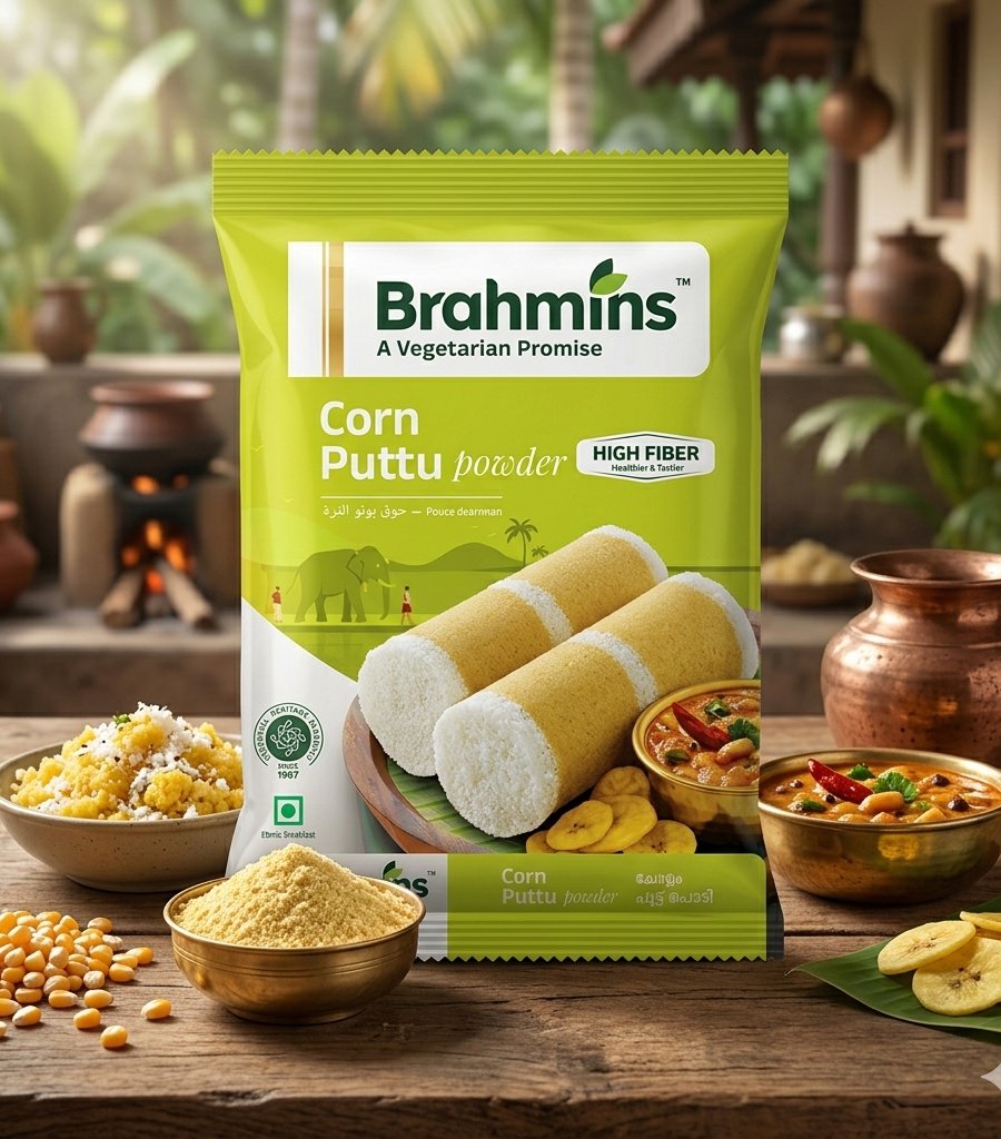 Brahmins Corn Puttu Powder 
