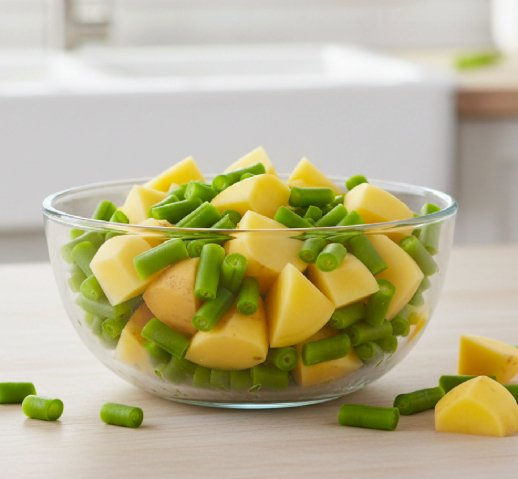 Potato-Beans Mezhukuparatti